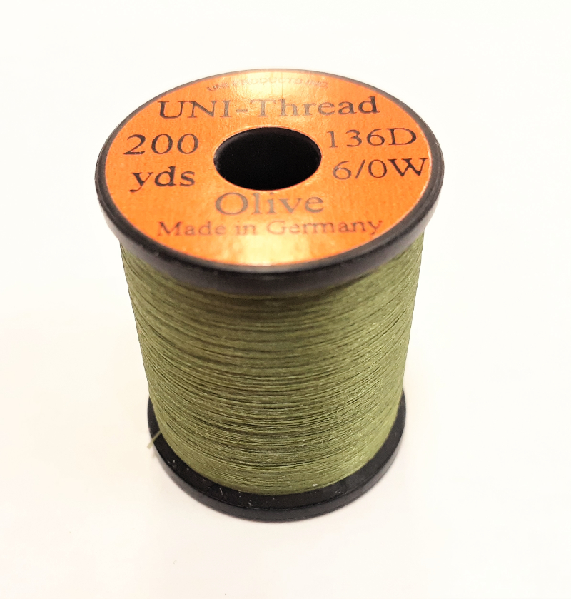 Olive Fly Tying Uni-Thread 6/0-200 yd Lt 